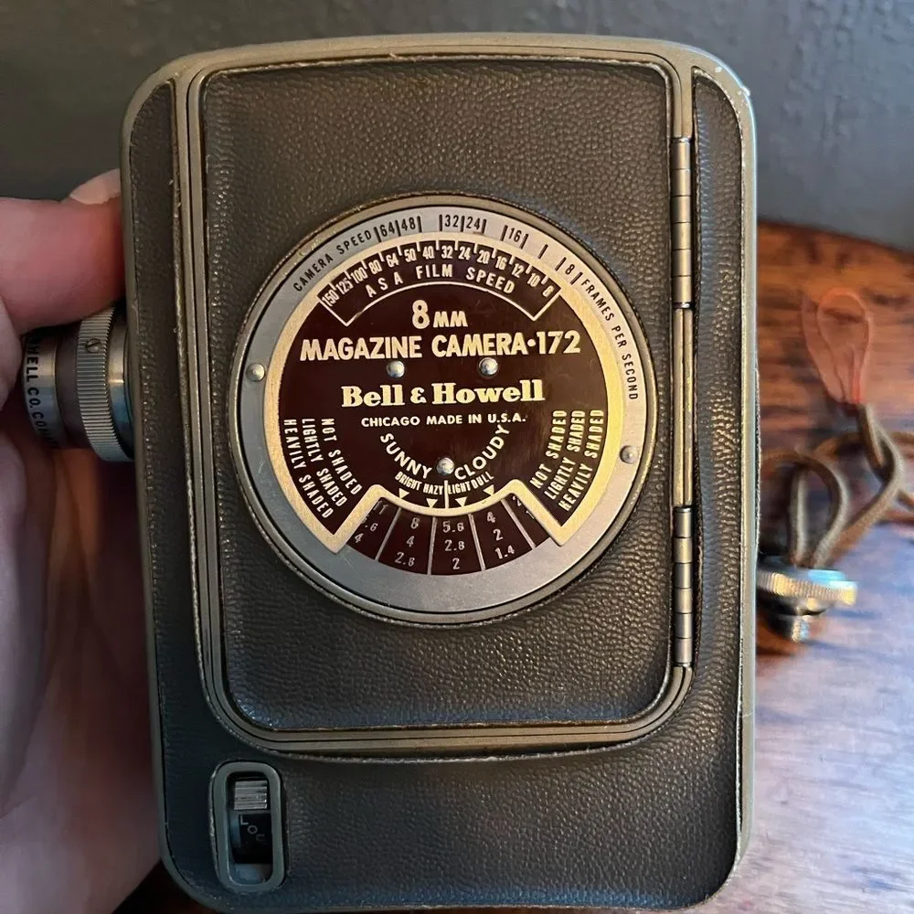 Vintage Bell and Howell 8mm Movie Magazine Camera 172